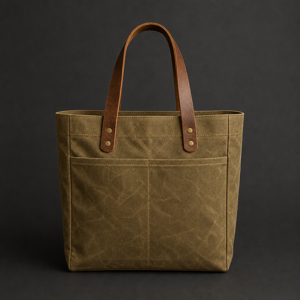 Waxed Canvas Tote